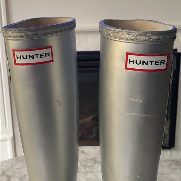 Women’s original tall Silver Hunter rain boots 6 - Picture 4 of 16